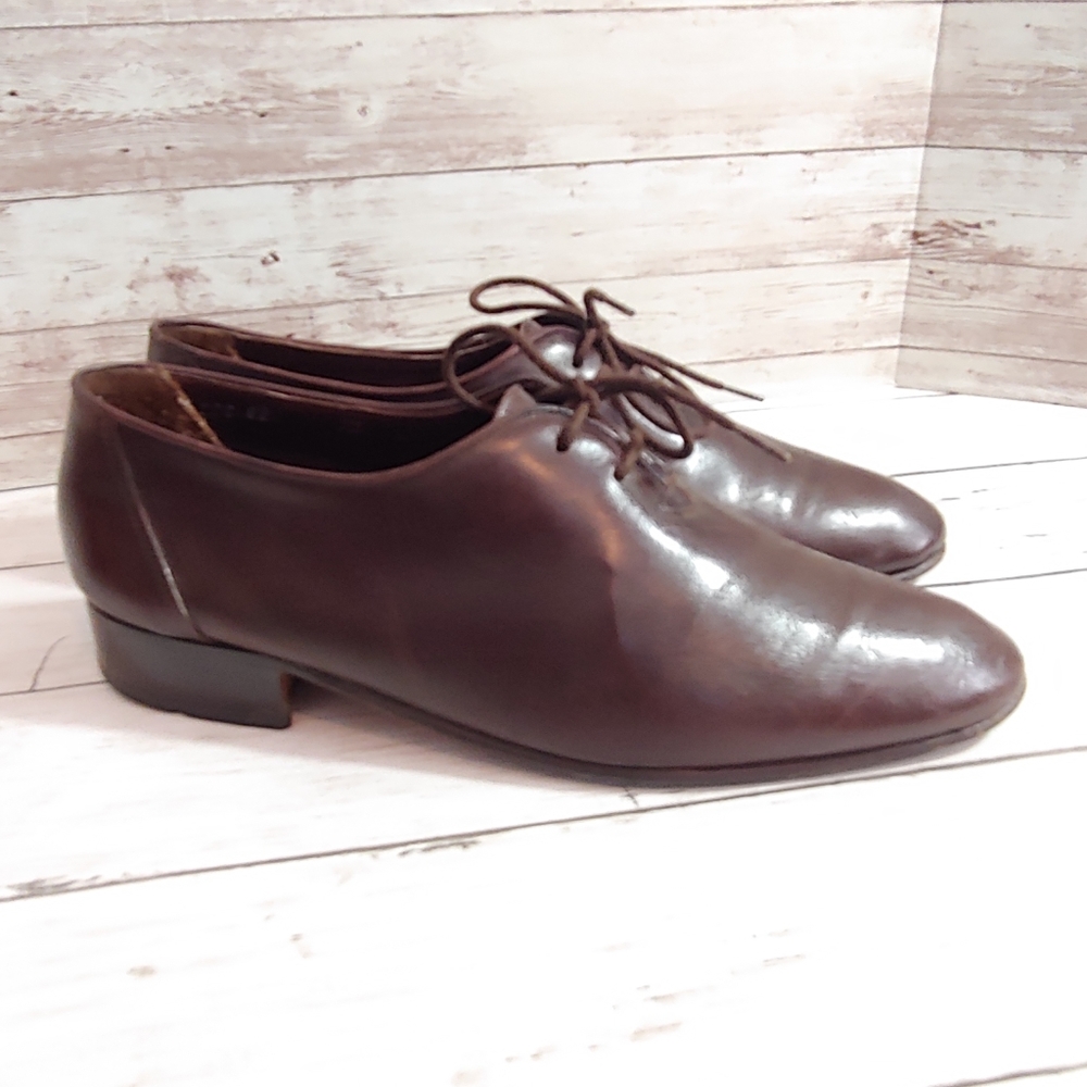 Christian Dior Brown leather oxfords - Picture 4 of 15
